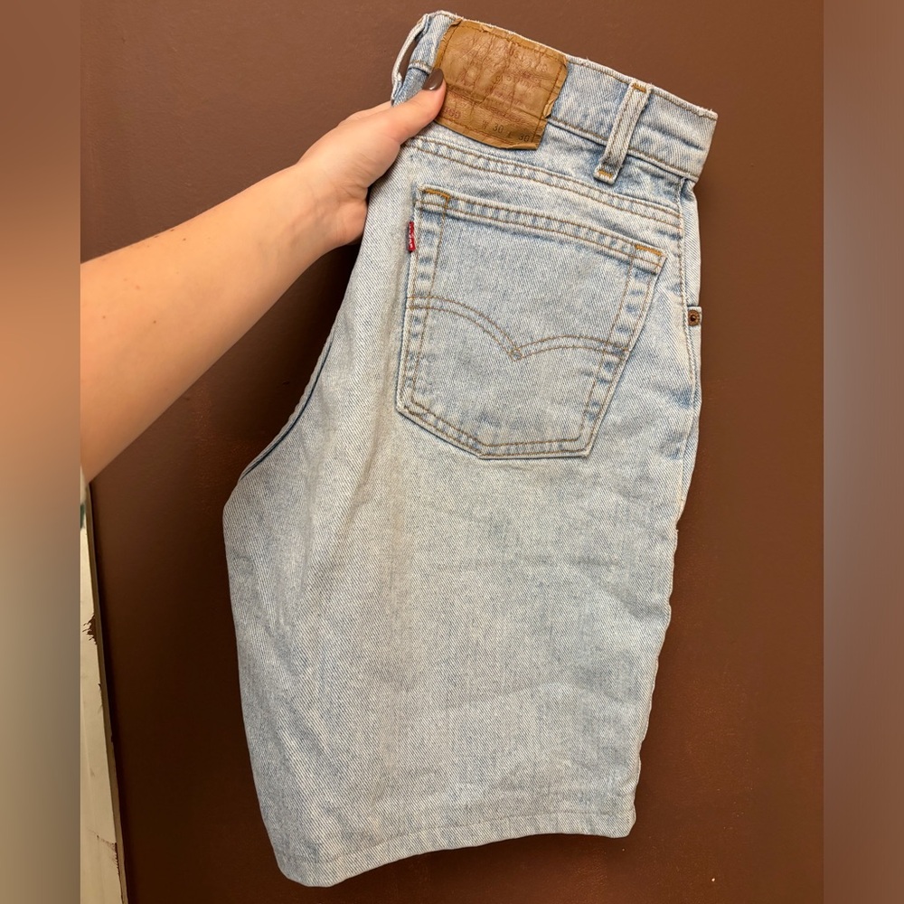 Levi’s Blue 560 Denim Shorts